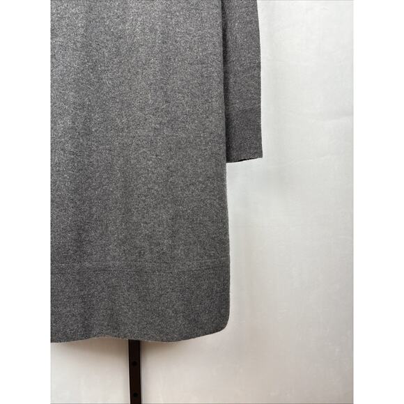 Forte Cashmere Turtleneck Sweater Dress Size Small Gray Minimalist Quiet Luxury - Picture 14 of 14